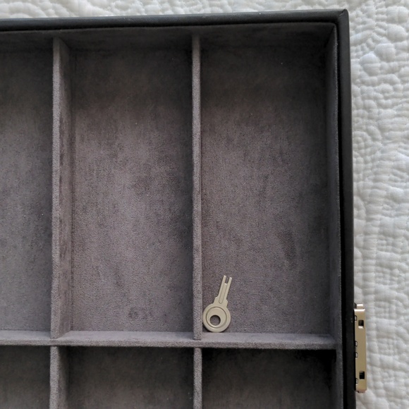 TECHSWISS Eyeglasses & Sunglasses Storage Case in Black Leather - Picture 7 of 14